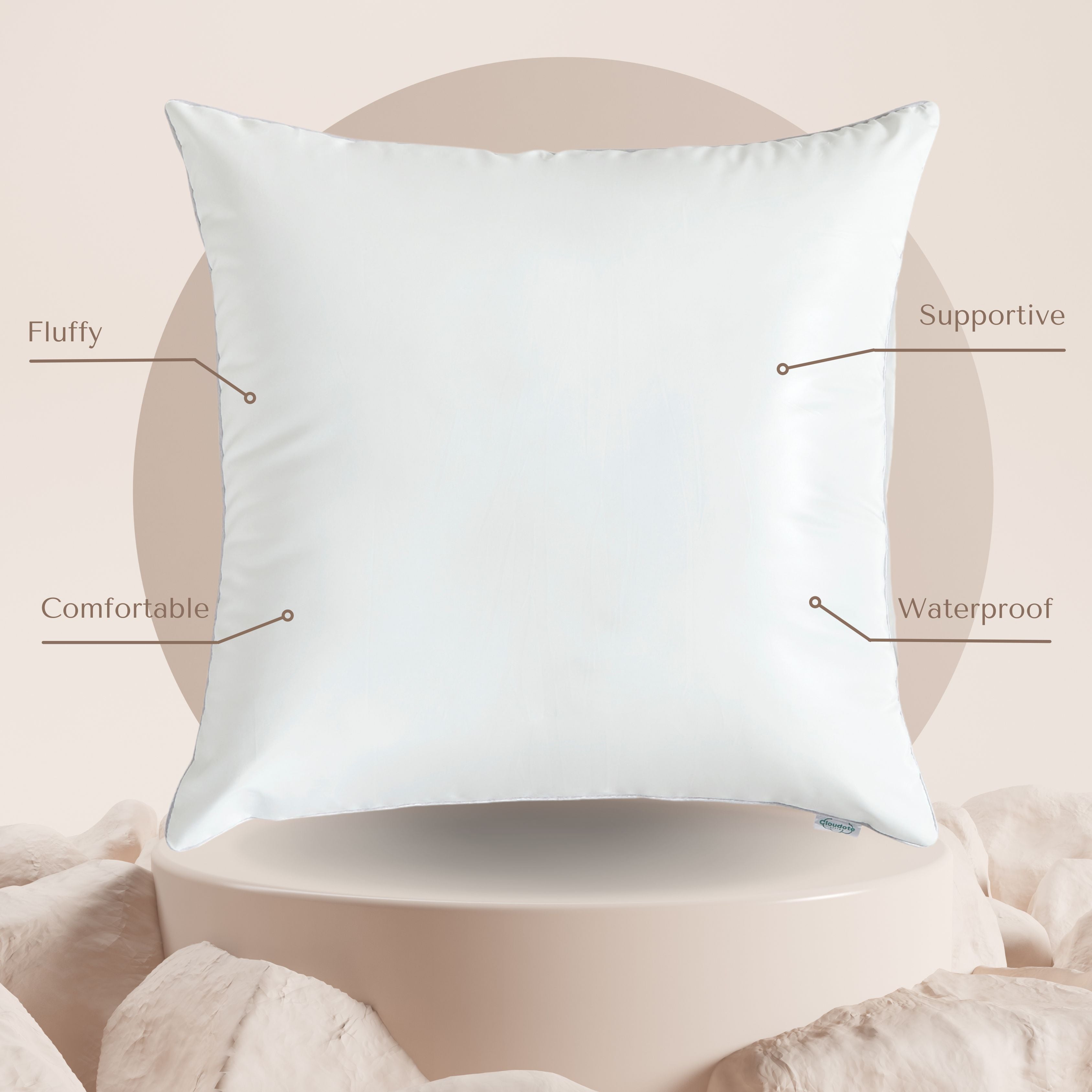 Indoor/Outdoor Waterproof Throw Pillow Insert