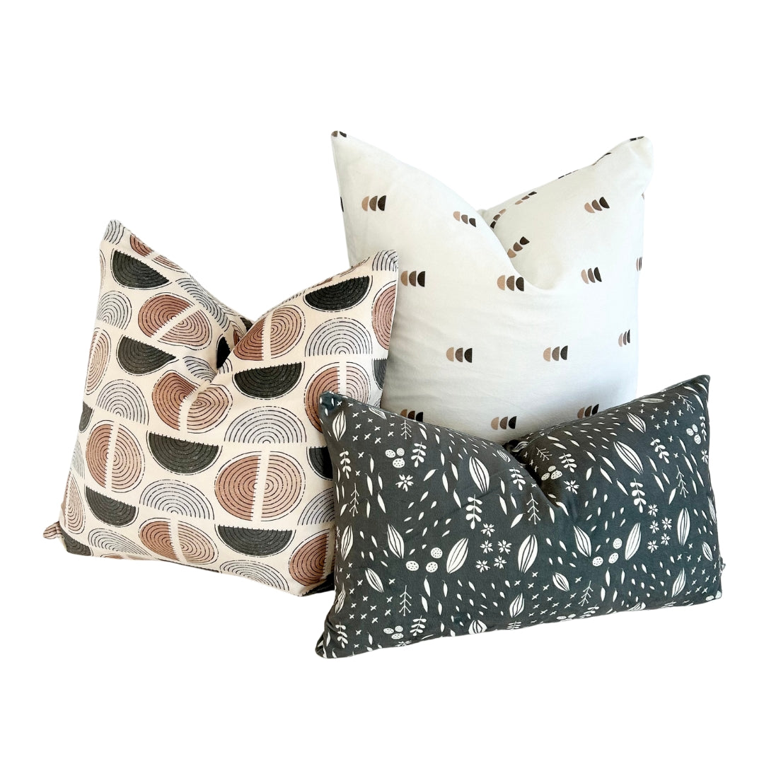 Geometric Dots Throw Pillow 20&quot;