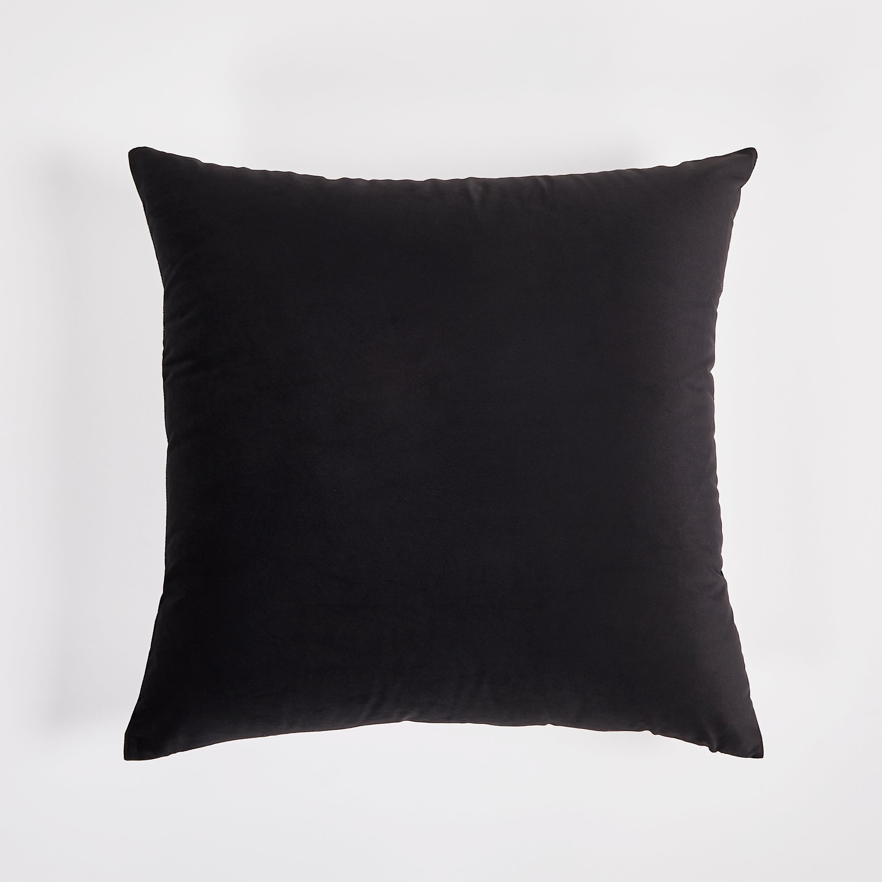 Black Velvet Throw Pillow Cover