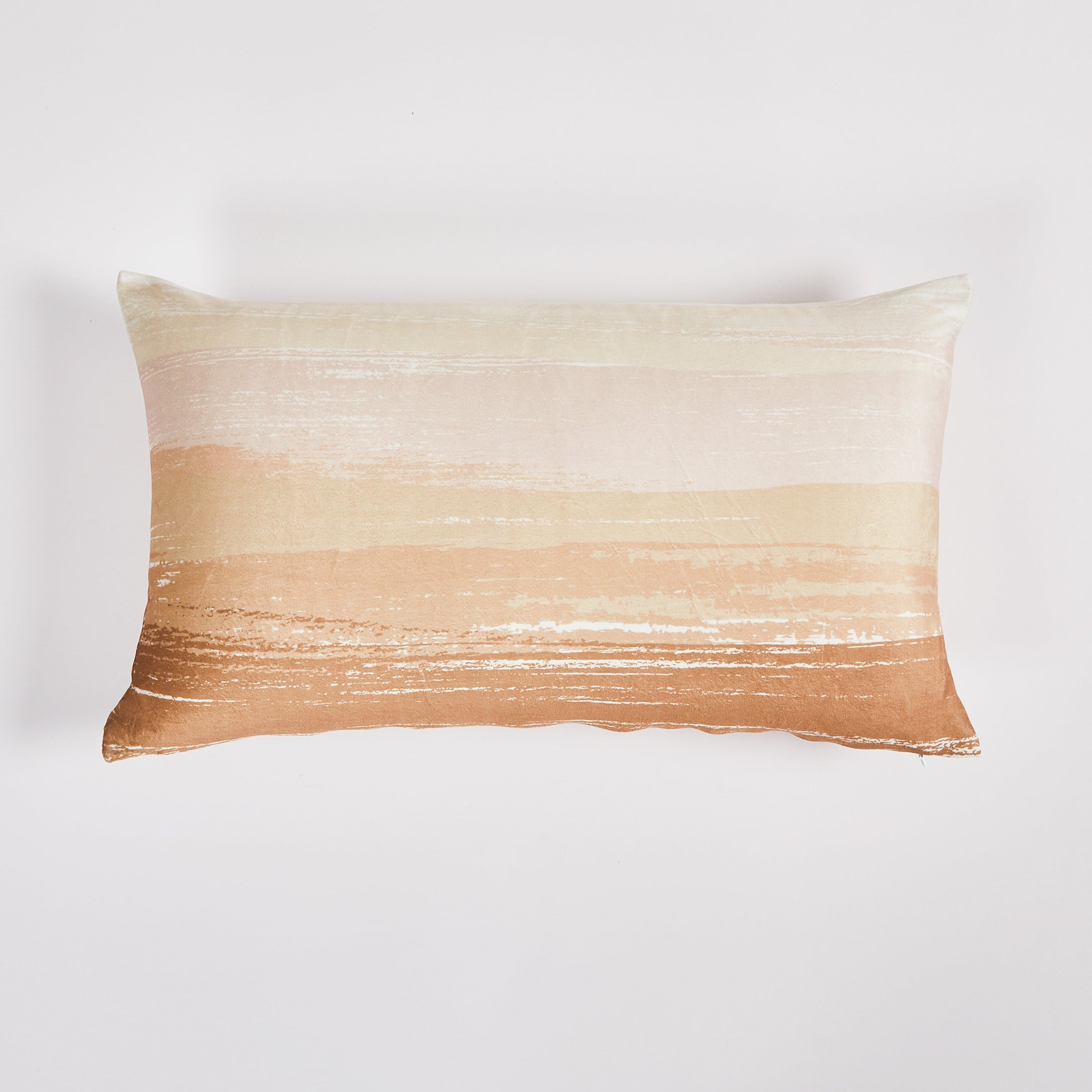 Abstract Neutral Throw Pillow Lumbar 14&quot;