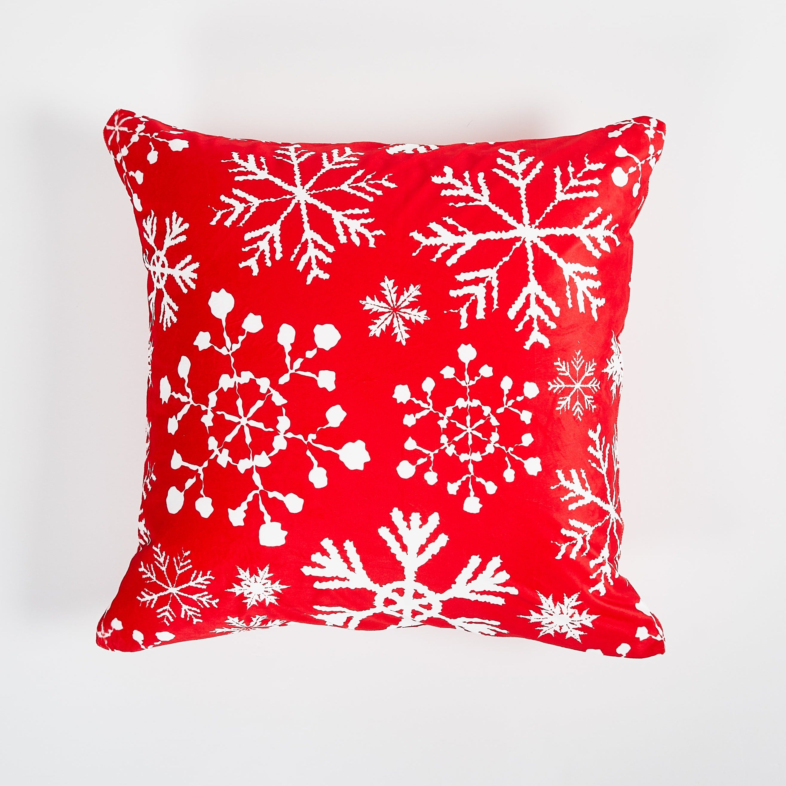 Christmas Red Throw Pillow Cover 20"