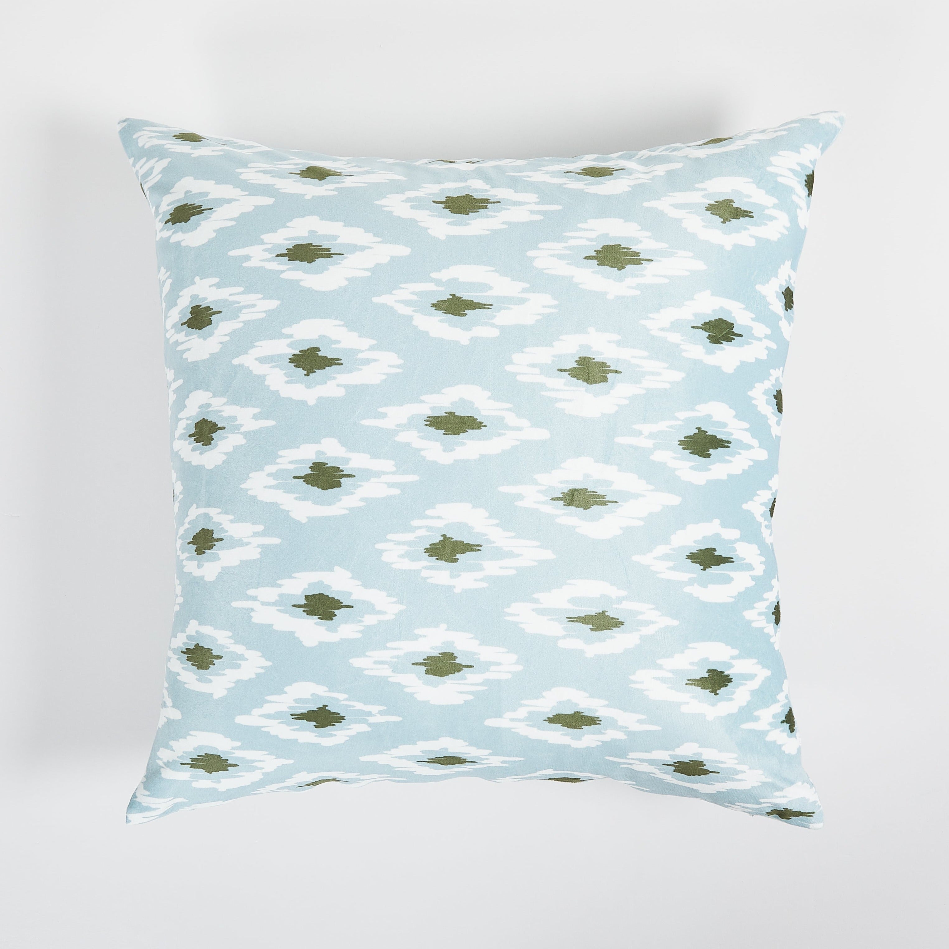 Geometric Blue Throw Pillow 24"