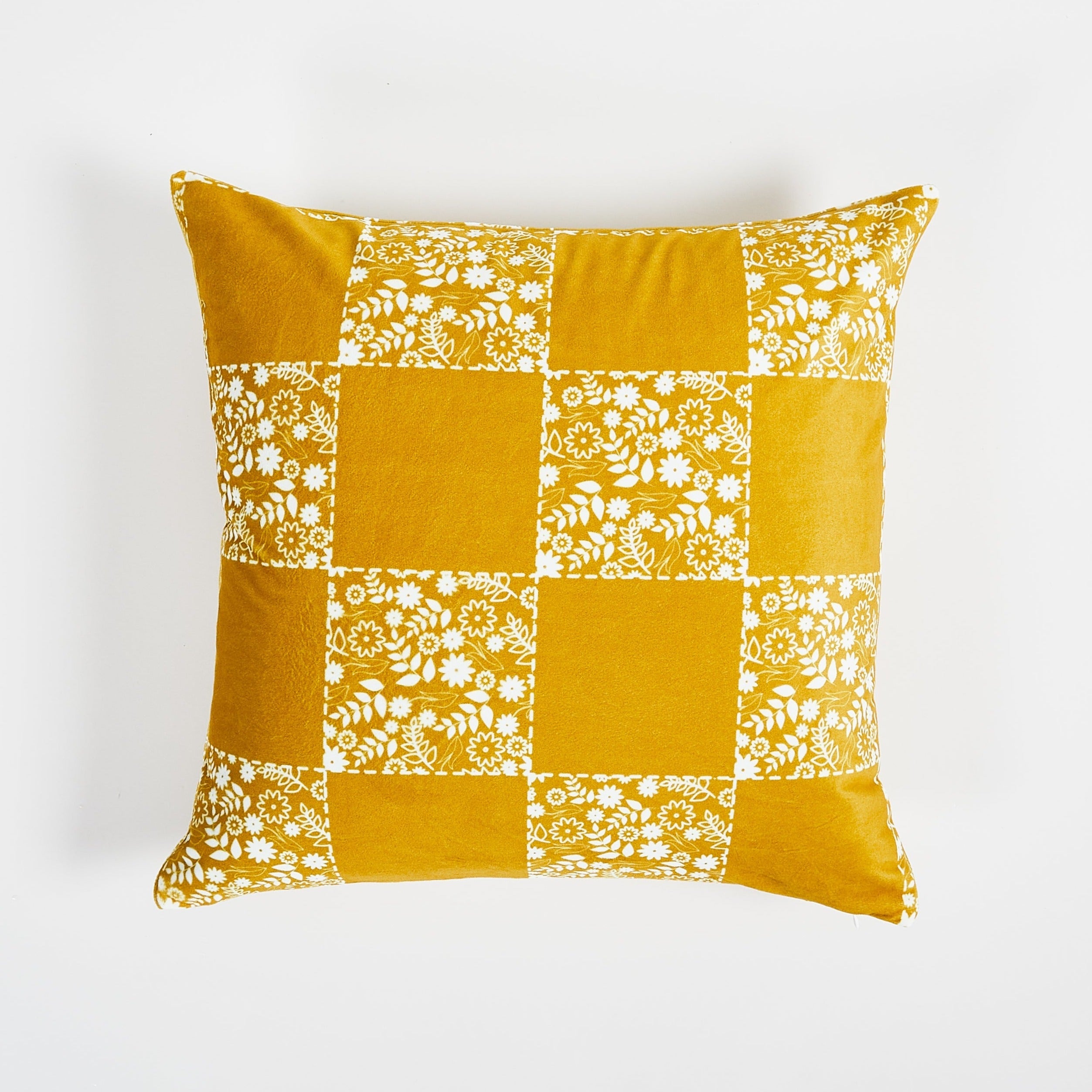 Geometric Ginger Throw Pillow 18&quot;