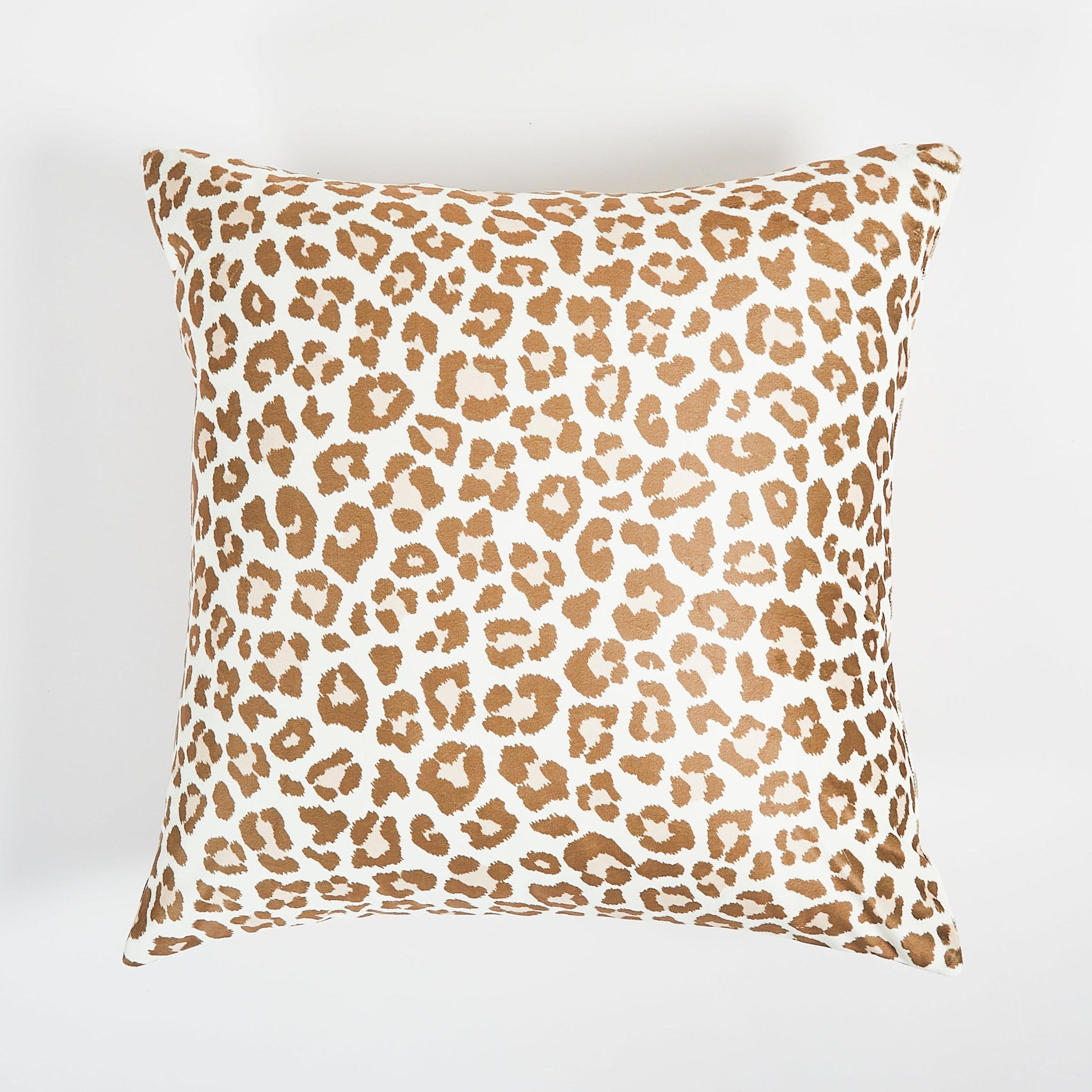 Leopard Neutral Throw Pillow 22"