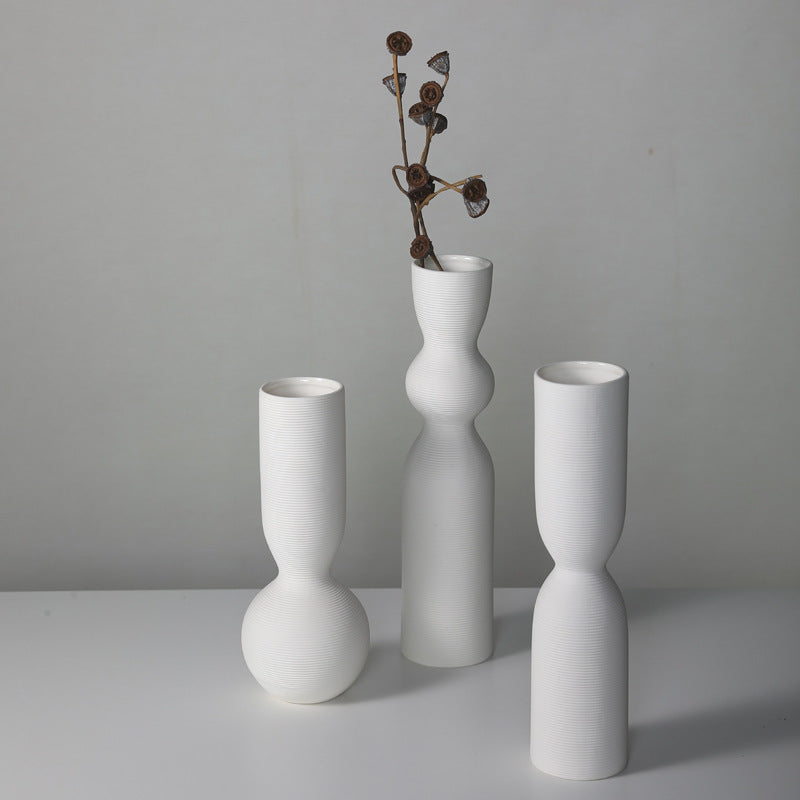 Ridged Vase III