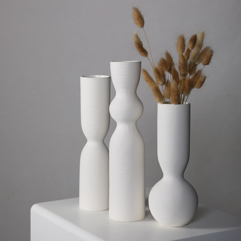 Ridged Vase III