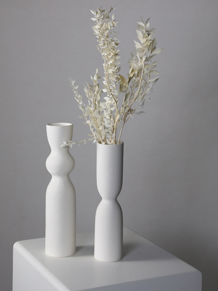 Ridged Vase III